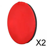 Maxbell 2xLight Diffuser Sock Spare Parts Lamp Sock Cover Cloth for Standard Reflector red