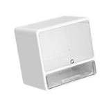 Maxbell Desktop Storage Box Lidded Multipurpose for Household files Office Organizer wihte 33.2x24.5x33cm
