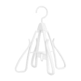 Maxbell Shoe Hanging Hook Balcony Bathroom Home Rotating Space Saving Shoe Organizer white