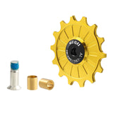 Maxbell Bike Rear Derailleur Pulley 11T - 17T Jockey Wheel Guide Roller 14T Gold - Aladdin Shoppers