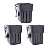 Maxbell 3x Aquarium Plant Basket Landscape for Aquarium Decoration Hydroponic Basket Black