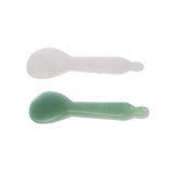 Maxbell 2 Pieces Jade Stone Guasha Board Chinese Gua Sha Scraping Face Massage Tool