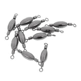 Maxbell 20Pcs Copper Quick Sinker Fishing Swivels Rolling Barrel Swivels Tackle