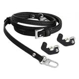 Maxbell 3xPurse Strap for Handbag Durable Bag Shoulder Strap for Clutches Purse Making Black