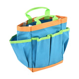 Maxbell Garden Tool Bag Gardeners Multipurpose Waterproof with Handle Gardening Tote 30x10x24.5cm Blue