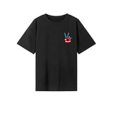 Maxbell Maxbell T Shirt for Women Summer Outfits Casual Basic Tee for Shopping Holiday Beach L Black