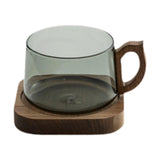 Maxbell Coffee Mug for Women Creative with Saucer 270ml Gifts for Latte Espresso
