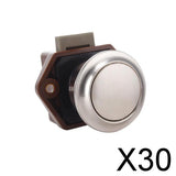 30x20mm Push Button Catch Lock Cupboard Door Knob Campervan Motorhome #2