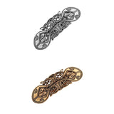 Maxbell 2pcs Irish Celtic Design Lucky Totem Snap Hairclips Barrettes Hairpins