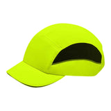 Maxbell Bump Cap Lightweight 5cm Brim Adjustable Baseball Hat for Outdoor Riding Gym Fluorescent Yellow