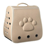 Maxbell Maxbell Cat Backpack Carrier Carrying Bag Portable for Outdoor Hiking for Small Dogs Khaki