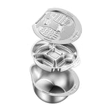 3 in 1 Stainless Steel Kitchen Colander Set Smooth Surface Rice Washing Bowl 304 Stainless Steel