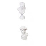 Maxbell Set 2 Venus+Giuliano de' Medici Statue Bust Sculpture Dollhouse Miniature Resin