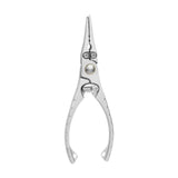 Fishing Pliers High Precision Lightweight Fishing Tool Sturdy Fishing Gadget Silver