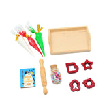 Maxbell 11x Dollhouse Miniature Baking Tools Classic for 1/12 BJD Doll Parts Playset red