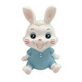 Maxbell Maxbell Cute Rabbit Statue Animal Figures Art Sculpture for Office Shelf Decoration Male Bunny