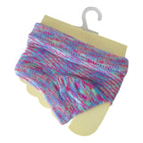 Maxbell Women Open Toe Half Socks Soft Forefoot Liner Socks for Sandal Clogs Outdoor Purple