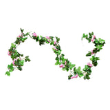 Maxbell Simulation Flower Vine Silk Flower Garland Wedding Decoration Pink