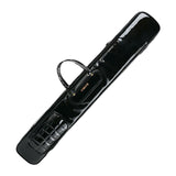 Maxbell Flute Carry Bag PU Leather Thickened with Pocket Portable Flute Carrying Bag black