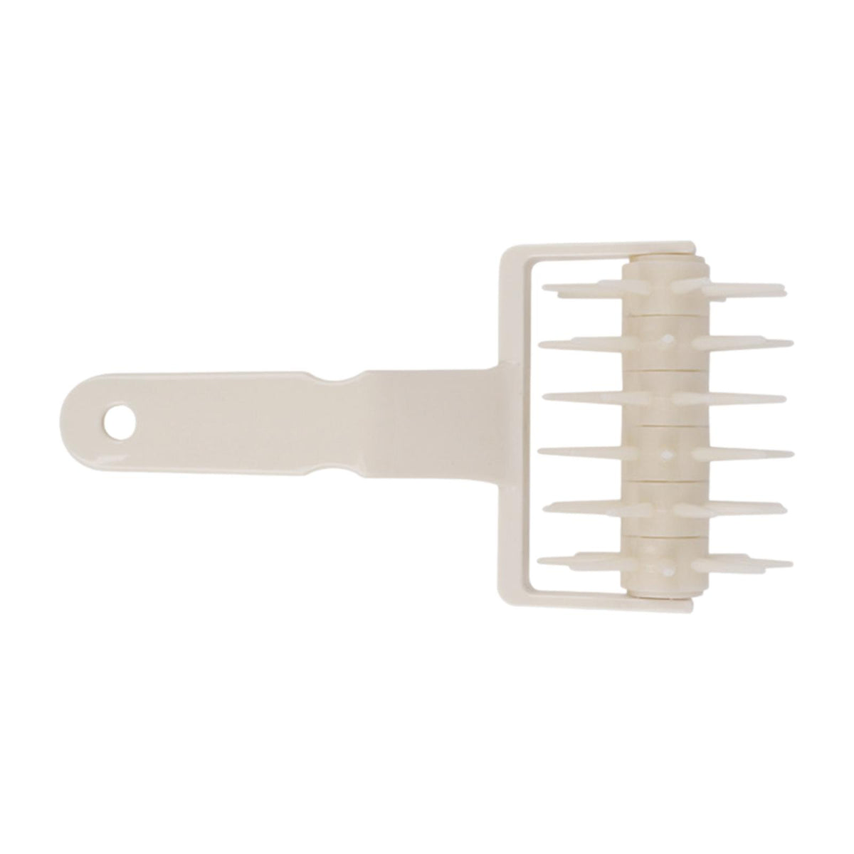 Maxbell Pizza Pin Puncher with Handle Pastry Roller with Spikes for Pie Pastry Bread 18x9cm