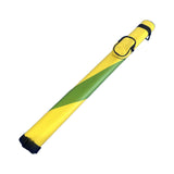 Maxbell Billiard Cue Case Holds 1 Butt and 1 Shaft Organizer Men Women Carrying Case Yellow