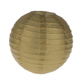 Maxbell Paper Wedding Lanterns Lamp Round Pom Party Decoration 8" Gold - Aladdin Shoppers