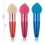 Maxbell Maxbell Set 3 Flawless Beveling Bevel Liquid Concealer Foundation Makeup Sponge Brush Make Up Powder Puff Kit