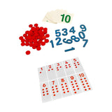 Maxbell Montessori Cards & Counters Training for Homeschool Early Childhood Children Style B