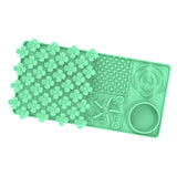Maxbell Dog Slow Feeder and Lick Mat Training for Puppy Small Animals All Sized Dogs Green