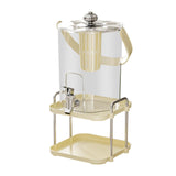 Maxbell Beverage Dispenser Household Cold Brew Pot for Fruit Tea Iced Juice Lemonade White