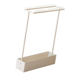 Maxbell Badminton Racquet Storage Rack Heavy Duty Floor Display Racket Display Shelf White