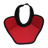 Hockey Neck Guard Collar Winter with Adjustable Fasten Tape Throat Protector L Black Red