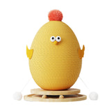 Maxbell Cat Scratching Post Interactive Ball Track Toy for Playing Exercise Climbing yellow