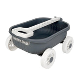 Garden Wagon Toy Pull Along Sturdy Sand Toy for Garden Backyard Outdoor gray