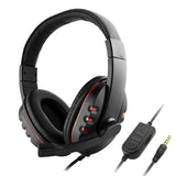 Maxbell Surround Sound Stereo PC Gaming Headset & Microphone 3.5mm with Mic red - Aladdin Shoppers