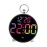 Maxbell LED Digital Alarm Clock Cafe Learning Dorm Office Home Adjustable Brightness Multicolor