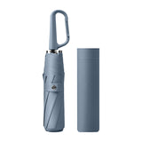 Maxbell Folding Umbrella Practical Travel Sunshade Umbrella for Trips Hiking Camping blue