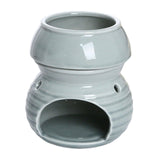 Maxbell Ceramic Essential Oil Burner Creative for Table Centerpiece Festival Kitchen Grey