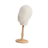 Maxbell Hat and Cap Display Stand Sturdy for Home Use Styling Salon Beginner Stylist wood base
