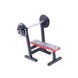 Miniature Fitness Equipment Model Classic Furniture Toy for DIY House Scenes Bench press barbell