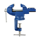 Maxbell Clamp-on Vise 360° Rotate Clamp Vice for Woodworking Craft Creation Modeling clampmouth 5cm blue