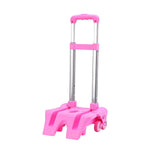 Maxbell Maxbell Backpack Trolley Portable Aluminum Alloy Hand Cart for Travel Office Camping Pink