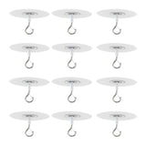 Maxbell 12Pcs Sticky Ceiling Hooks Wall Mount Hangers for Planters Bags Bird Feeders