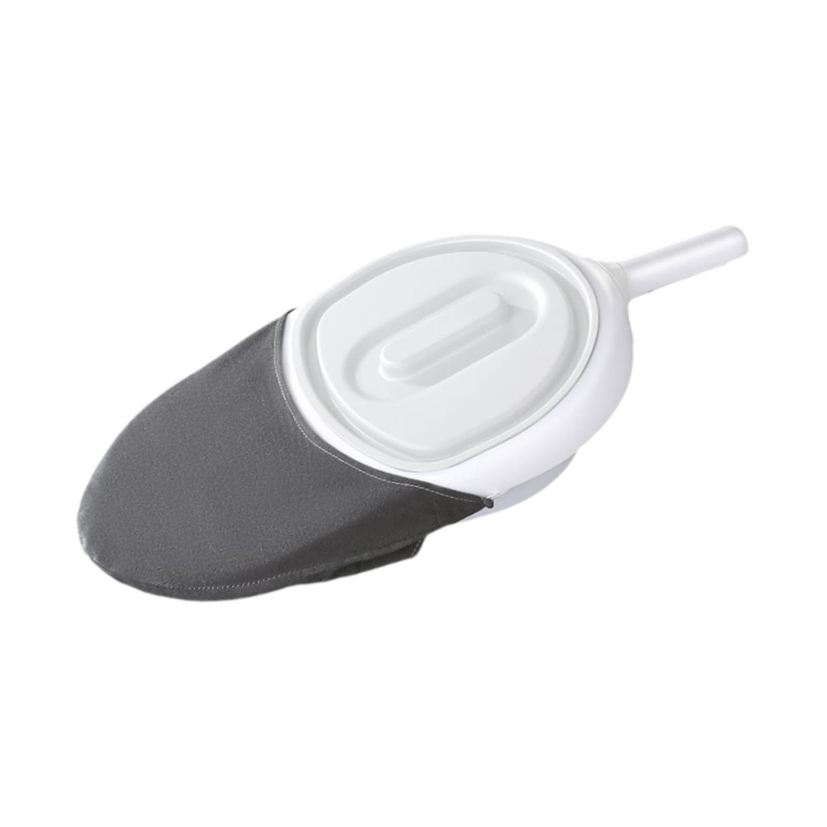 Maxbell Bedpan with A Handle Easy to Use Nursing Urinal for Men Women Bedridden Home white