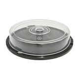 Maxbell Empty CD Storage Bucket Portable Clear Organizing CD Case DVD Storage Holder