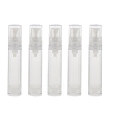 Maxbell Maxbell 5 Pieces 8ml Pump Empty Airless Tubes Cosmetic Cream Lotion Travel Bottles