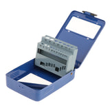 Maxbell Twist Drill Case Index Storage Box for DIY Repairs Professional Metalworking 15cmx11cmx3.7cm
