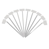 Maxbell 10x Metal Plant Labels Nursery Tags for Greenhouse Outdoor Potted Vegetables