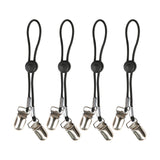 Maxbell 4Pcs Stainless Steel Bed Single Buckles Nonslip for Dorm Room Home Apartment
