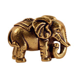 Maxbell Maxbell Elephant Statues Figurines Mini Brass Elephant Statue for Home Desktop Decor Wealth